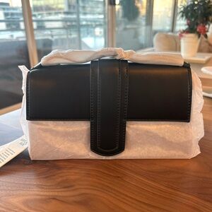 Kayla + Ava black vegan purse NWT